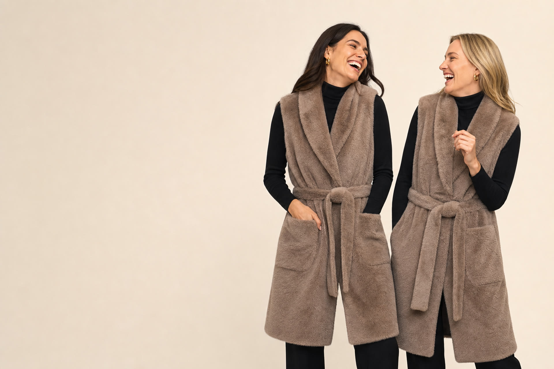 HS Faux Fur gilets